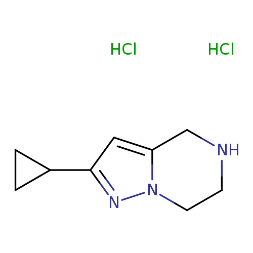 2-cyclopropyl-4H,5H,6H,7H-pyrazolo[1,5-a]pyrazine dihydrochloride