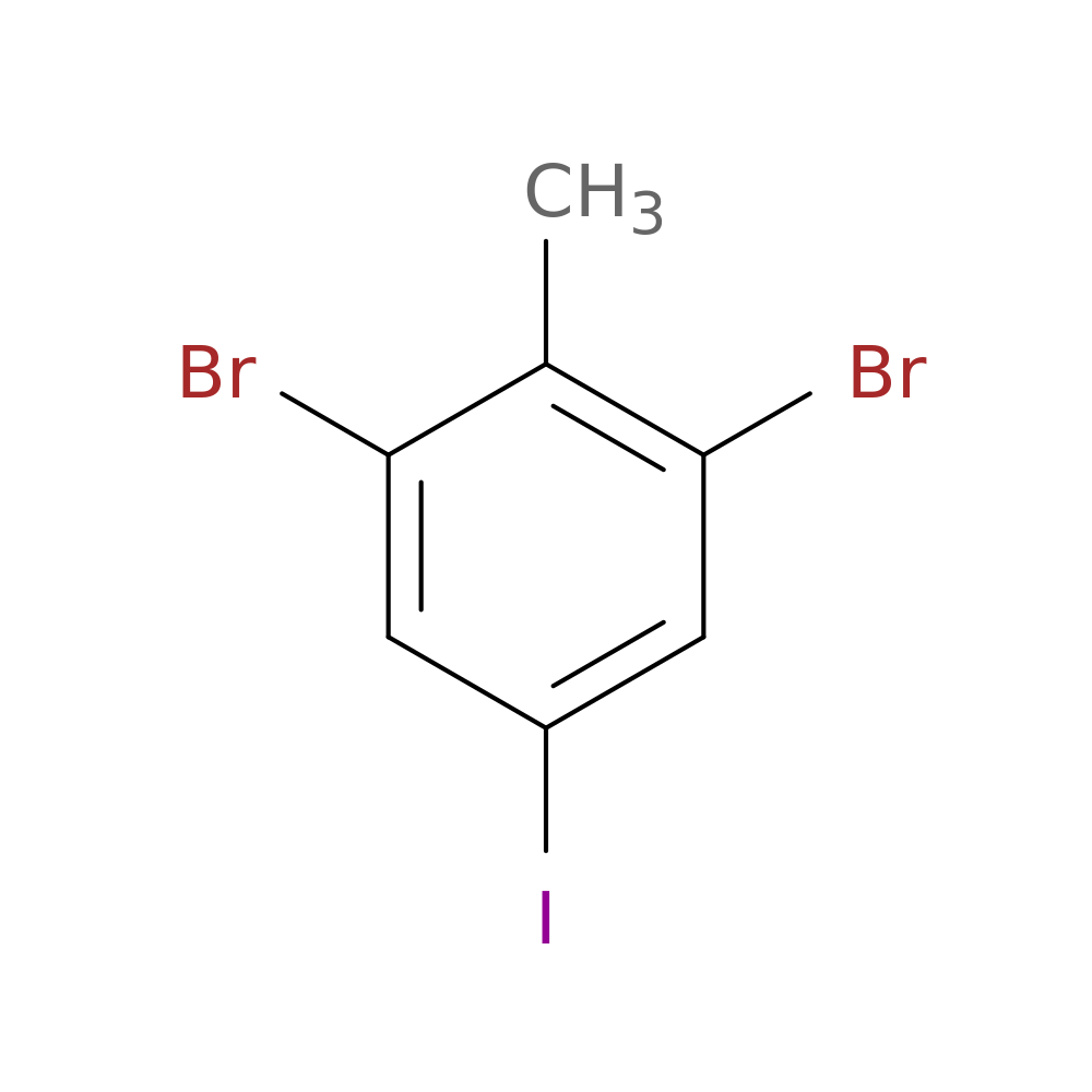 1,3-Dibromo-5-iodo-2-methylbenzene