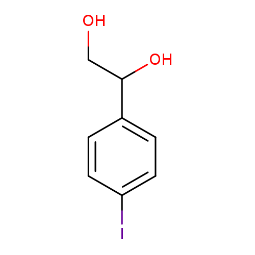 1-(4-iodophenyl)ethane-1,2-diol