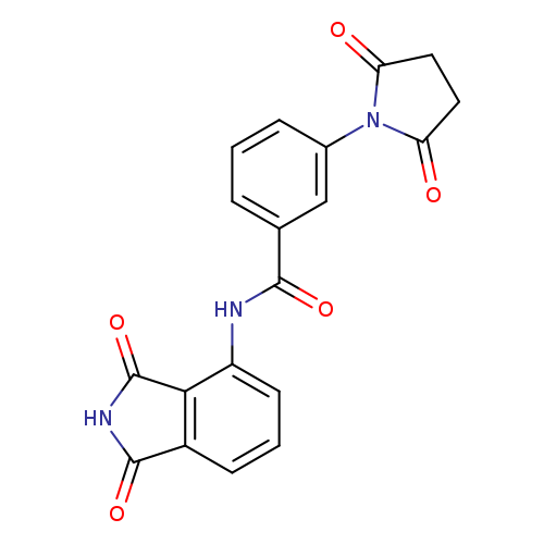 N-(1,3-dioxo-2,3-dihydro-1H-isoindol-4-yl)-3-(2,5-dioxopyrrolidin-1-yl)benzamide