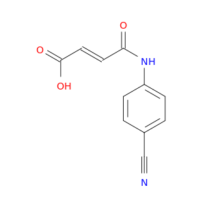 (2E)-4-[(4-cyanophenyl)amino]-4-oxobut-2-enoic acid