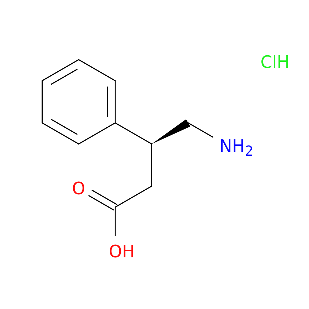 Benzenepropanoic acid, β-(aminomethyl)-, hydrochloride (1:1), (βS)-