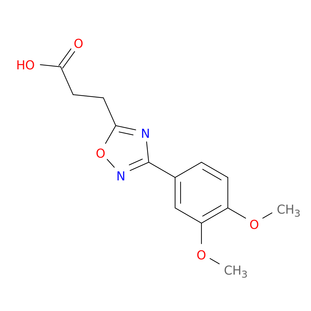 3-[3-(3,4-dimethoxyphenyl)-1,2,4-oxadiazol-5-yl]propanoic acid