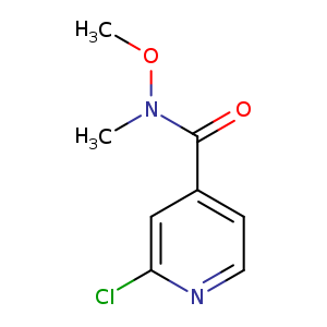 4-Pyridinecarboxamide, 2-chloro-N-methoxy-N-methyl-
