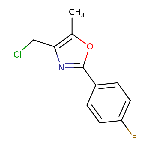 4-Chloromethyl-2-(4-fluoro-phenyl)-5-methyl-oxazole