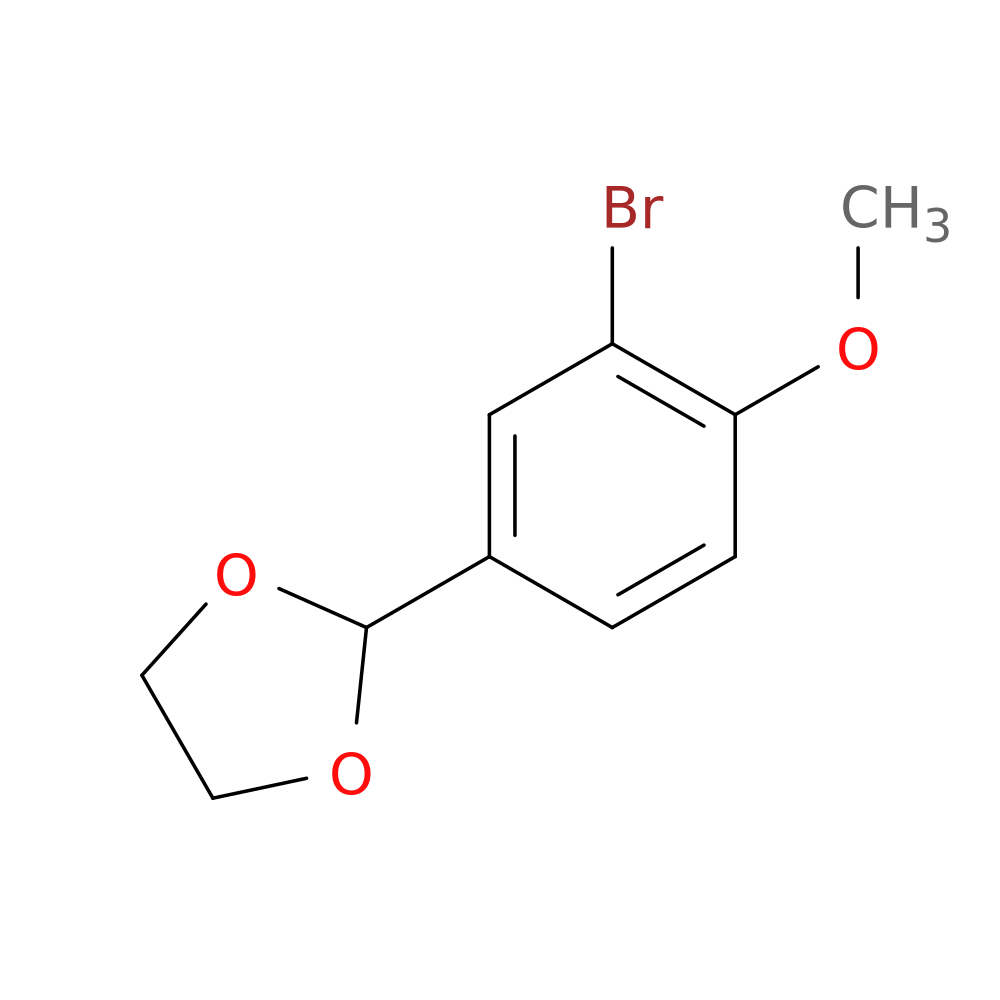 1-Bromo-5-(1,3-dioxolan-2-yl)-2-methoxybenzene
