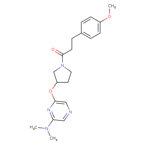 1-(3-{[6-(dimethylamino)pyrazin-2-yl]oxy}pyrrolidin-1-yl)-3-(4-methoxyphenyl)propan-1-one