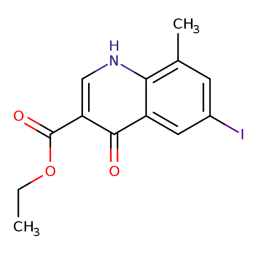 Ethyl 6-iodo-8-methyl-4-oxo-1,4-dihydroquinoline-3-carboxylate