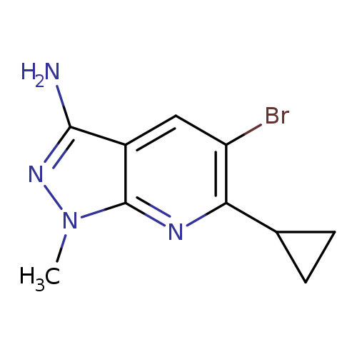 5-bromo-6-cyclopropyl-1-methyl-1H-pyrazolo[3,4-b]pyridin-3-amine