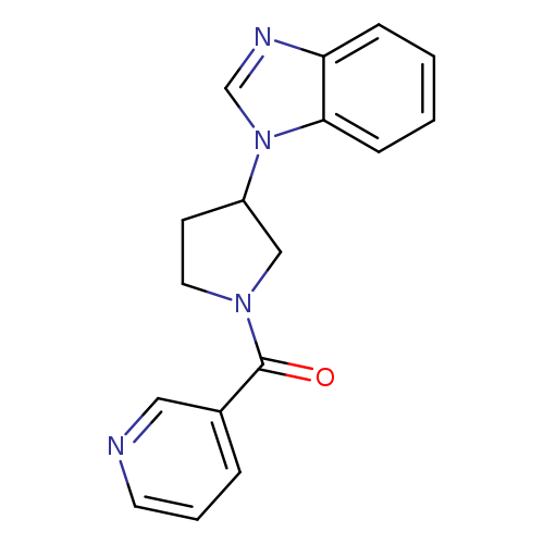 1-[1-(pyridine-3-carbonyl)pyrrolidin-3-yl]-1H-1,3-benzodiazole