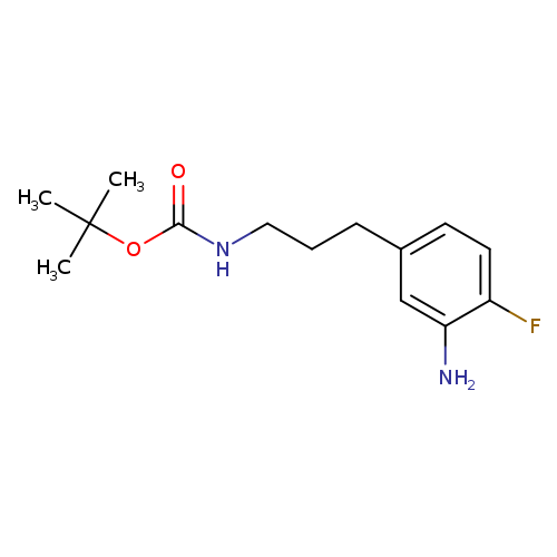 tert-butyl N-[3-(3-amino-4-fluorophenyl)propyl]carbamate