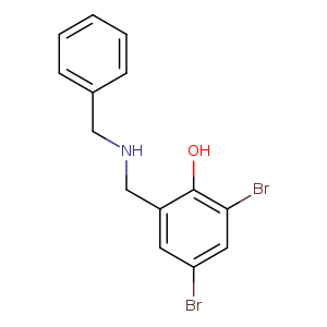 2-[(benzylamino)methyl]-4,6-dibromophenol