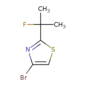 4-bromo-2-(2-fluoropropan-2-yl)-1,3-thiazole