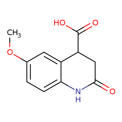 6-Methoxy-2-oxo-1,2,3,4-tetrahydroquinoline-4-carboxylic acid