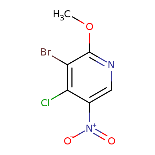3-bromo-4-chloro-2-methoxy-5-nitro-pyridine
