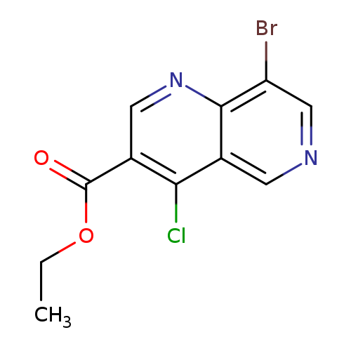 Ethyl 8-bromo-4-chloro-1,6-naphthyridine-3-carboxylate