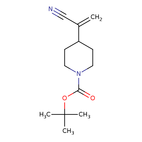 tert-butyl 4-(1-cyanoeth-1-en-1-yl)piperidine-1-carboxylate
