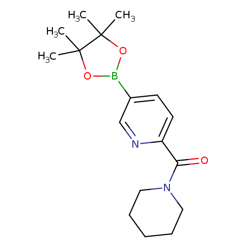 2-[(piperidin-1-yl)carbonyl]-5-(tetramethyl-1,3,2-dioxaborolan-2-yl)pyridine