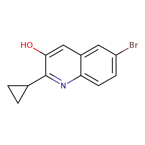 6-bromo-2-cyclopropylquinolin-3-ol