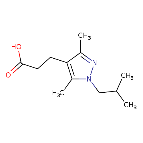 3-(1-Isobutyl-3,5-dimethyl-1h-pyrazol-4-yl)propanoic acid