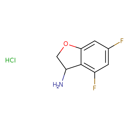4,6-difluoro-2,3-dihydro-1-benzofuran-3-amine hydrochloride