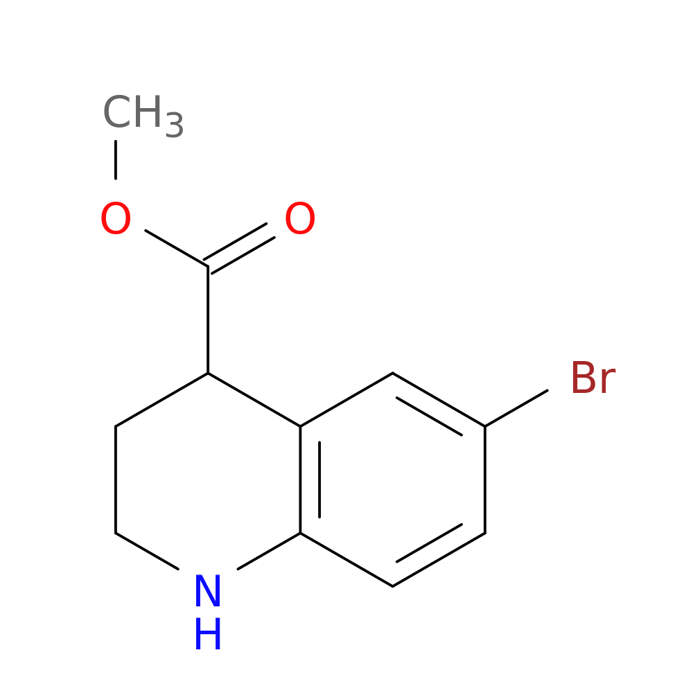 methyl 6-bromo-1,2,3,4-tetrahydroquinoline-4-carboxylate