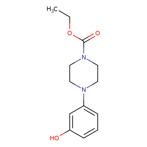 1-(3-hydroxyphenyl)-4-ethoxycarbonyl-piperazine