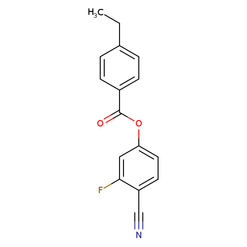 Benzoic acid, 4-ethyl-,4-cyano-3-fluorophenyl ester