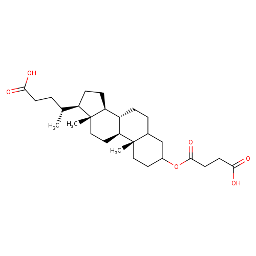 3-[(3-carboxypropanoyl)oxy]cholan-24-oic acid