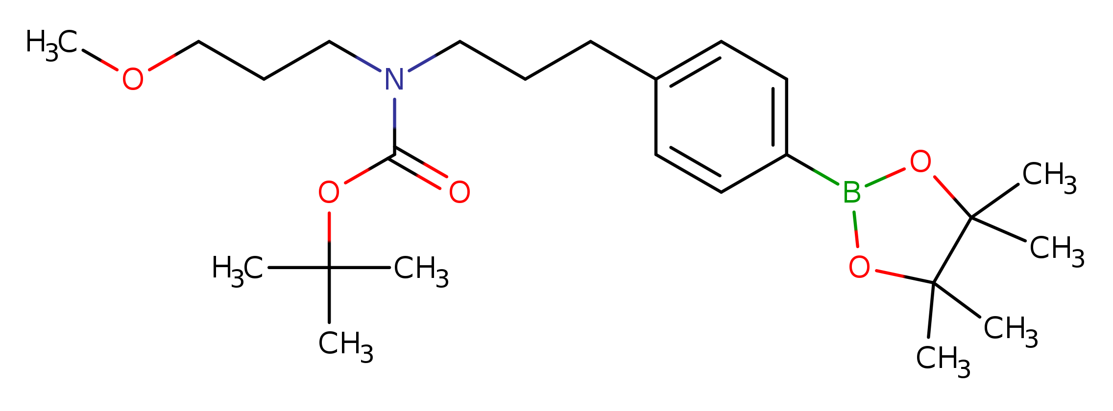 (3-Methoxy-propyl)-3-[4-(4,4,5,5-tetramethyl-[1,3,2]dioxaborolan-2-yl)-phenyl]-propyl-carbamic acid tert-butyl ester