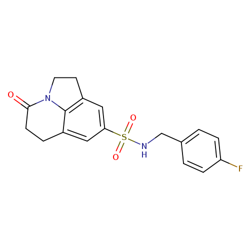 N-[(4-fluorophenyl)methyl]-11-oxo-1-azatricyclo[6.3.1.0^{4,12}]dodeca-4(12),5,7-triene-6-sulfonamide