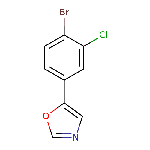 5-(4-Bromo-3-chlorophenyl)-1,3-oxazole