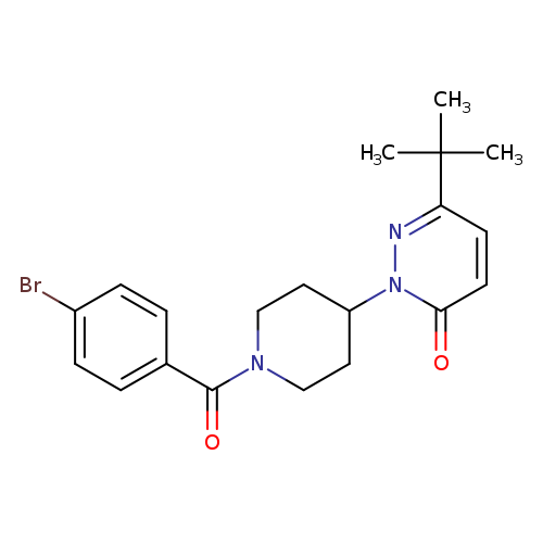 2-[1-(4-bromobenzoyl)piperidin-4-yl]-6-tert-butyl-2,3-dihydropyridazin-3-one