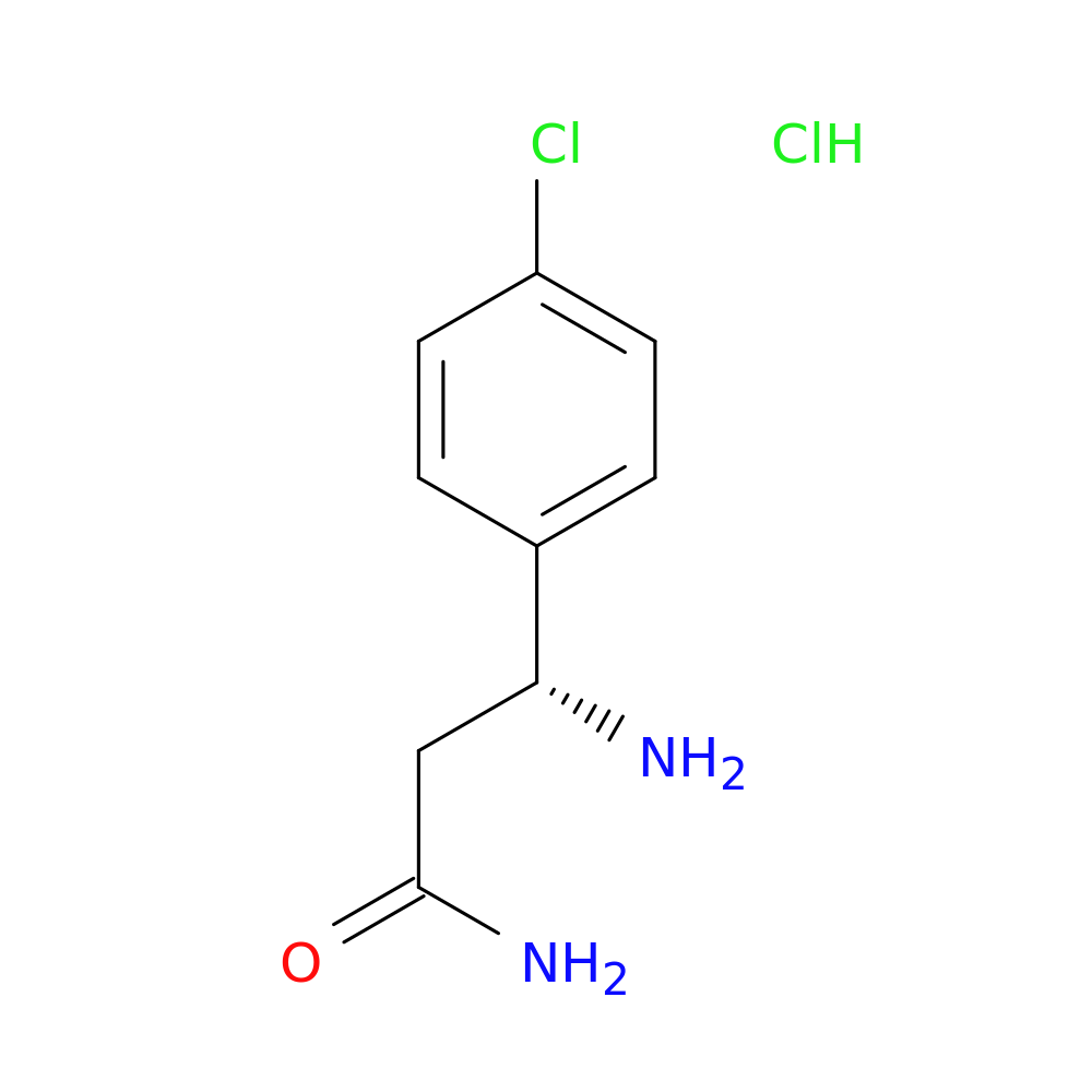 (3R)-3-Amino-3-(4-chlorophenyl)propanamide hydrochloride