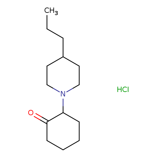 2-(4-propylpiperidin-1-yl)cyclohexan-1-one hydrochloride