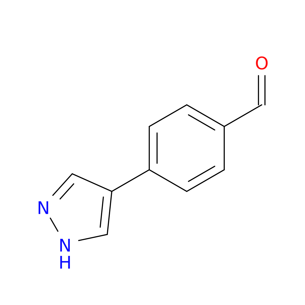 4-(1H-Pyrazole-4-yl)benzaldehyde