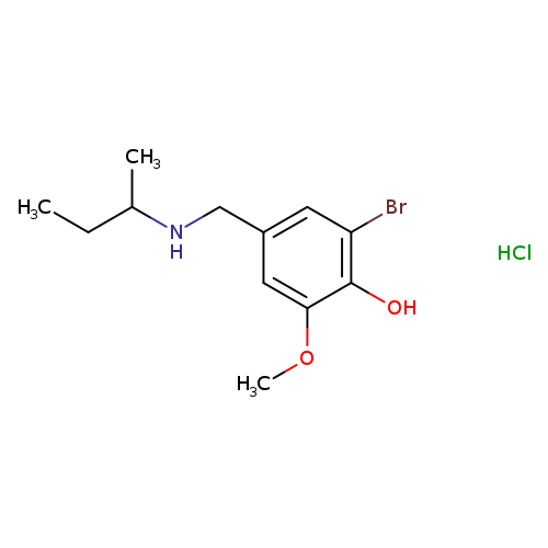2-bromo-4-{[(butan-2-yl)amino]methyl}-6-methoxyphenol hydrochloride