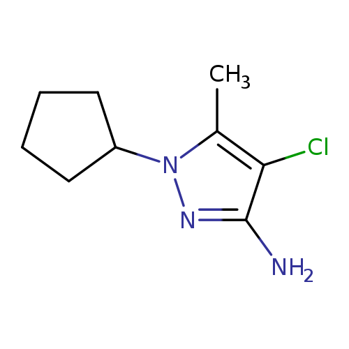 4-Chloro-1-cyclopentyl-5-methyl-1H-pyrazol-3-amine
