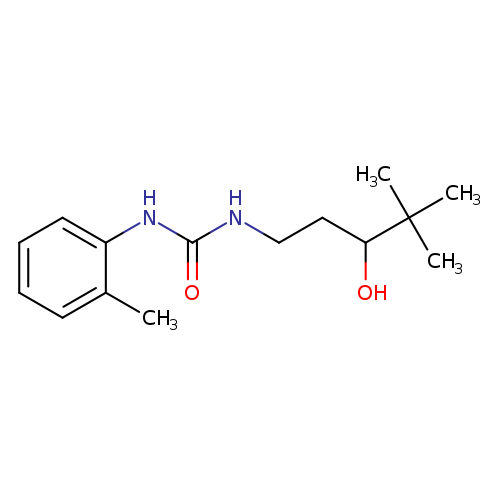 3-(3-hydroxy-4,4-dimethylpentyl)-1-(2-methylphenyl)urea