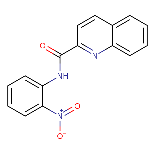 N-(2-nitrophenyl)quinoline-2-carboxamide