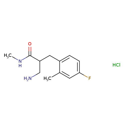 3-amino-2-[(4-fluoro-2-methylphenyl)methyl]-N-methylpropanamide hydrochloride