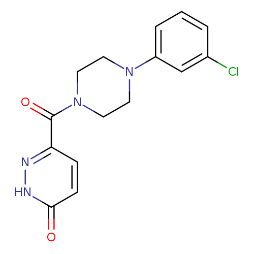 6-[4-(3-chlorophenyl)piperazine-1-carbonyl]-2,3-dihydropyridazin-3-one
