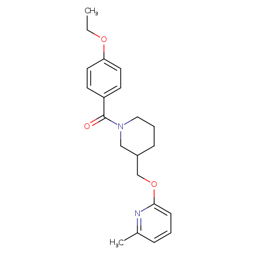 2-{[1-(4-ethoxybenzoyl)piperidin-3-yl]methoxy}-6-methylpyridine