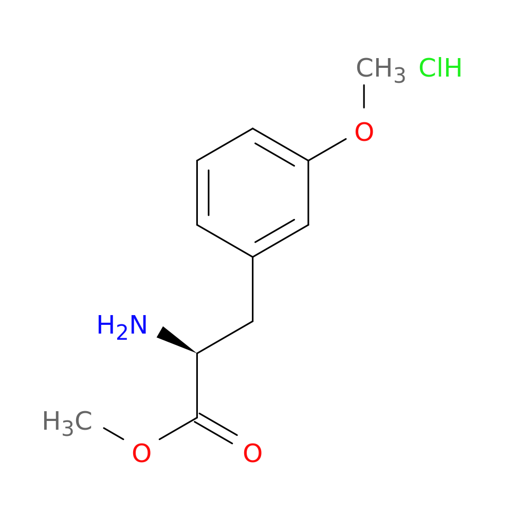 (S)-methyl 2-amino-3-(3-methoxyphenyl)propanoate hydrochloride