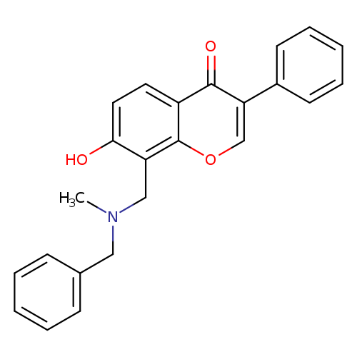 8-{[benzyl(methyl)amino]methyl}-7-hydroxy-3-phenyl-4H-chromen-4-one