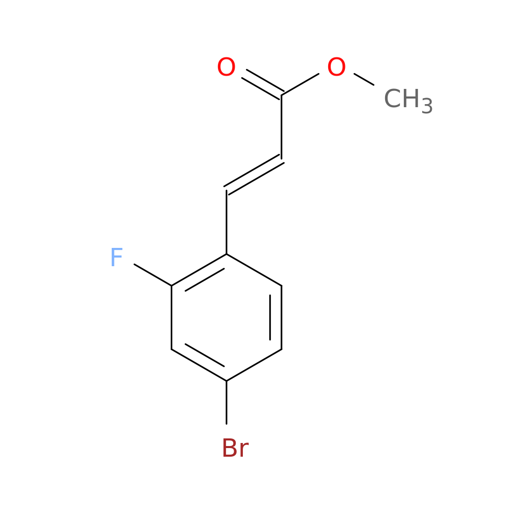 Methyl 3-(4-bromo-2-fluorophenyl)acrylate