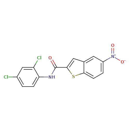 N-(2,4-dichlorophenyl)-5-nitro-1-benzothiophene-2-carboxamide