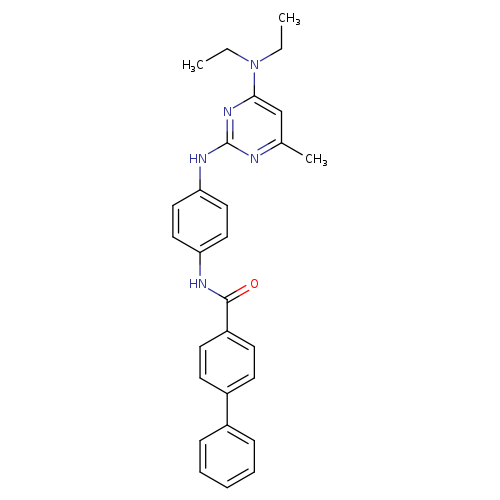 N-(4-{[4-(diethylamino)-6-methylpyrimidin-2-yl]amino}phenyl)-[1,1'-biphenyl]-4-carboxamide