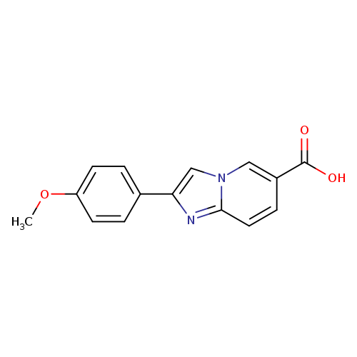 2-(4-methoxyphenyl)imidazo[1,2-a]pyridine-6-carboxylic acid