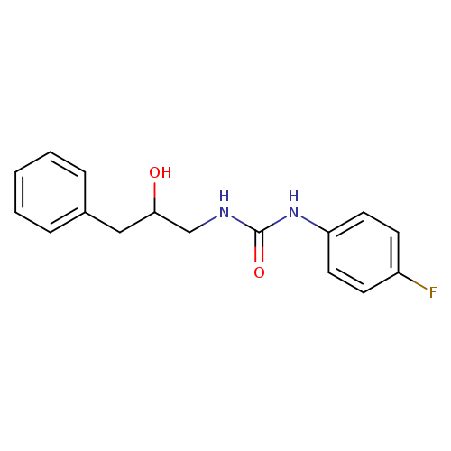3-(4-fluorophenyl)-1-(2-hydroxy-3-phenylpropyl)urea